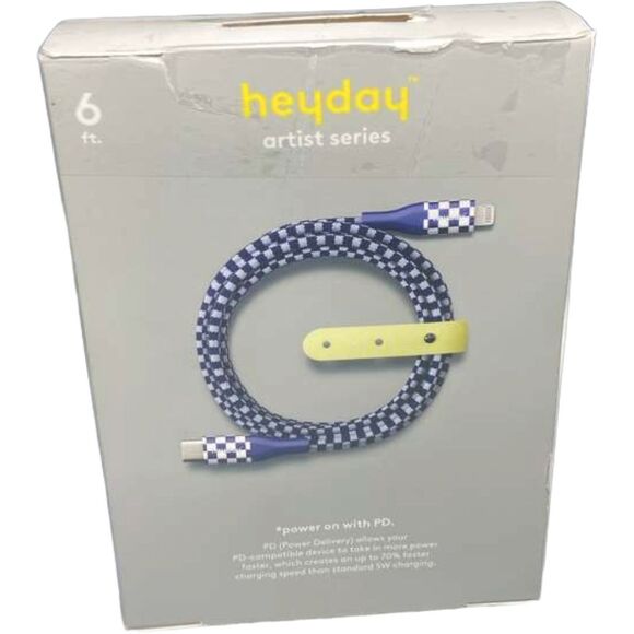 6ft USB-C to Lightning Cable heyday by Marvin Chang MFi Certified Fast Charge - Picture 4 of 10